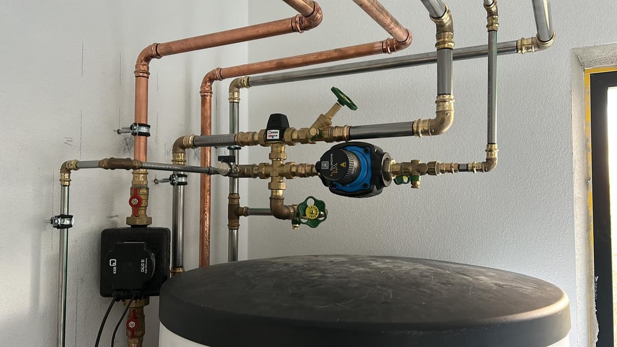 Bild von einem Haustechnik Raum