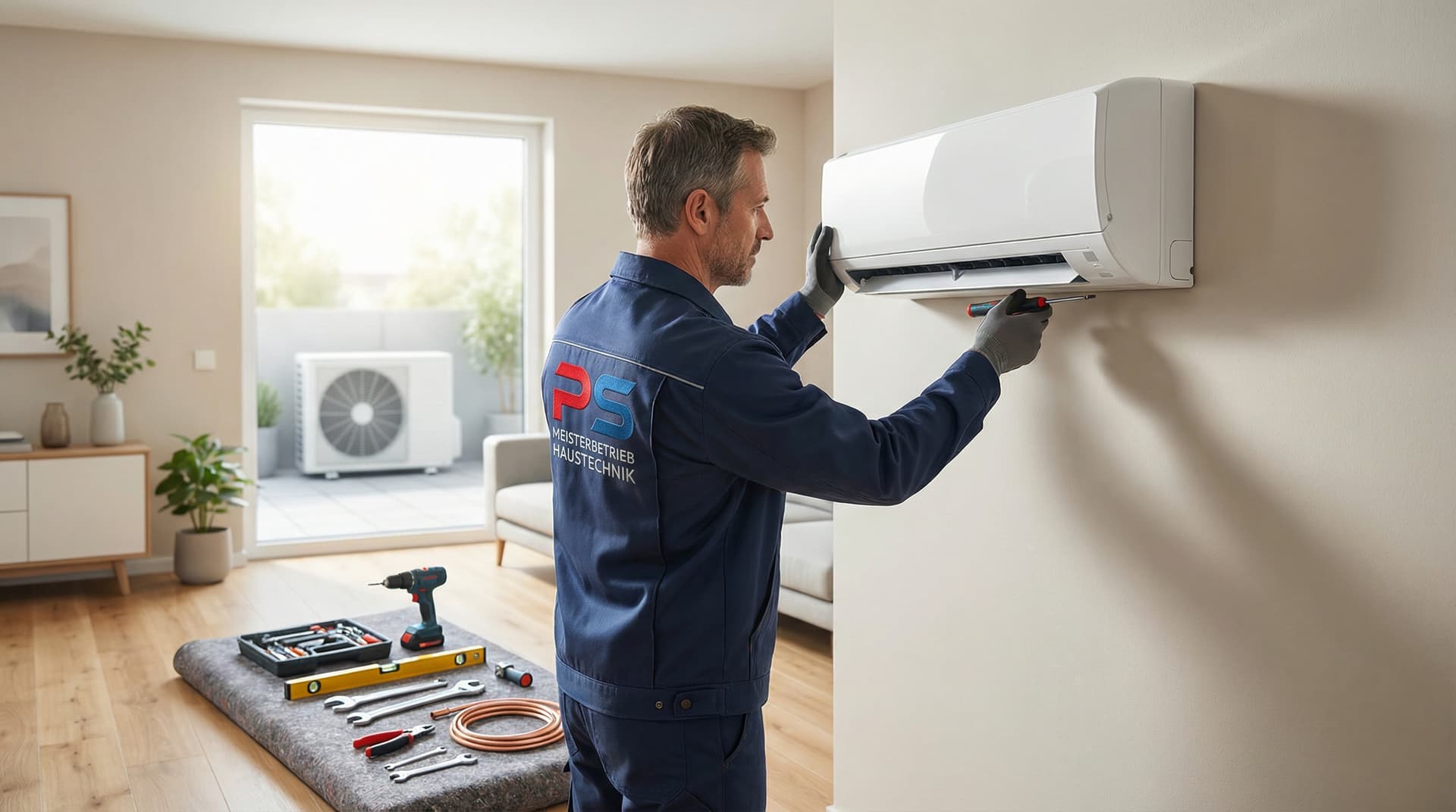 Klimaanlagen-Installation